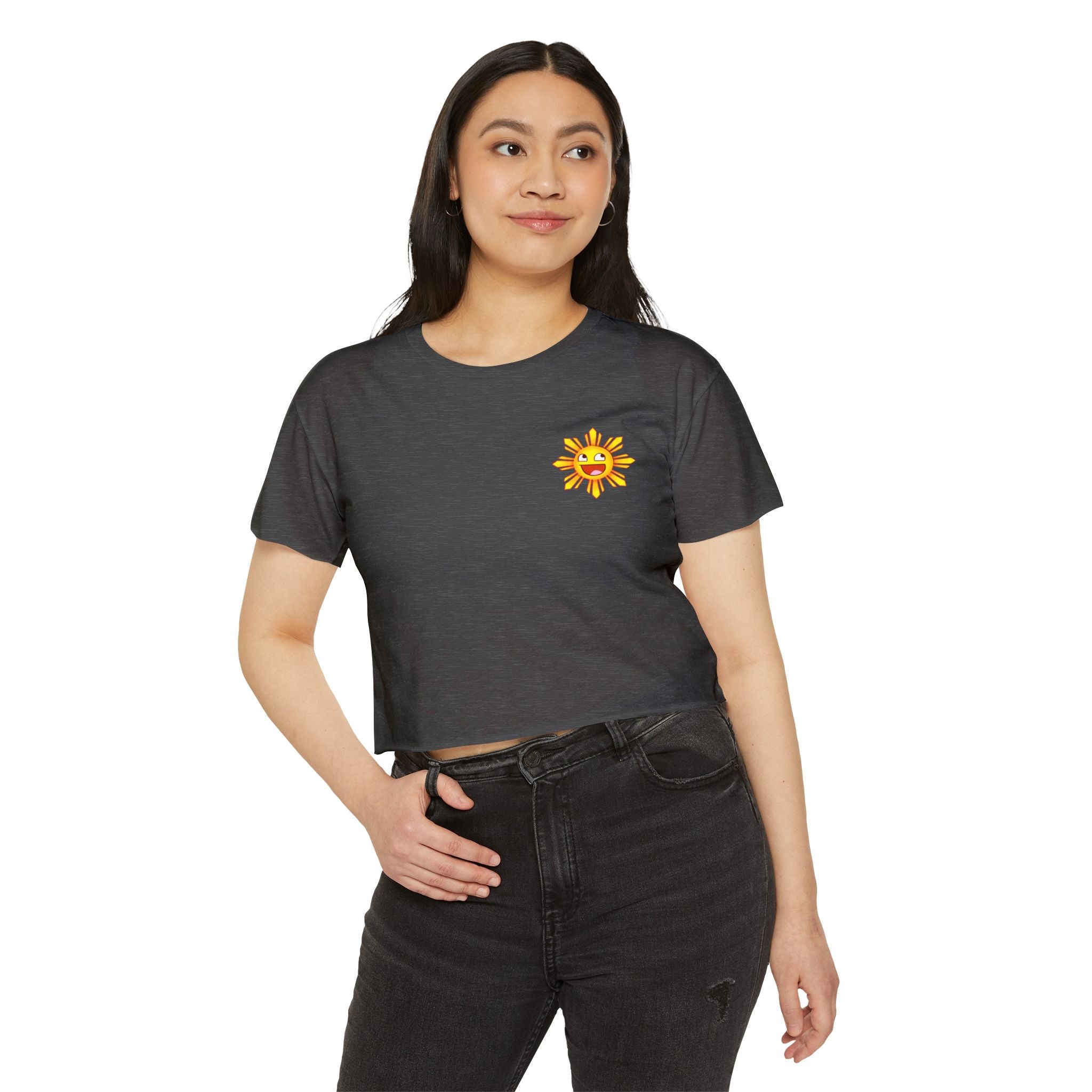 Philippine Sun Crop Top Tee