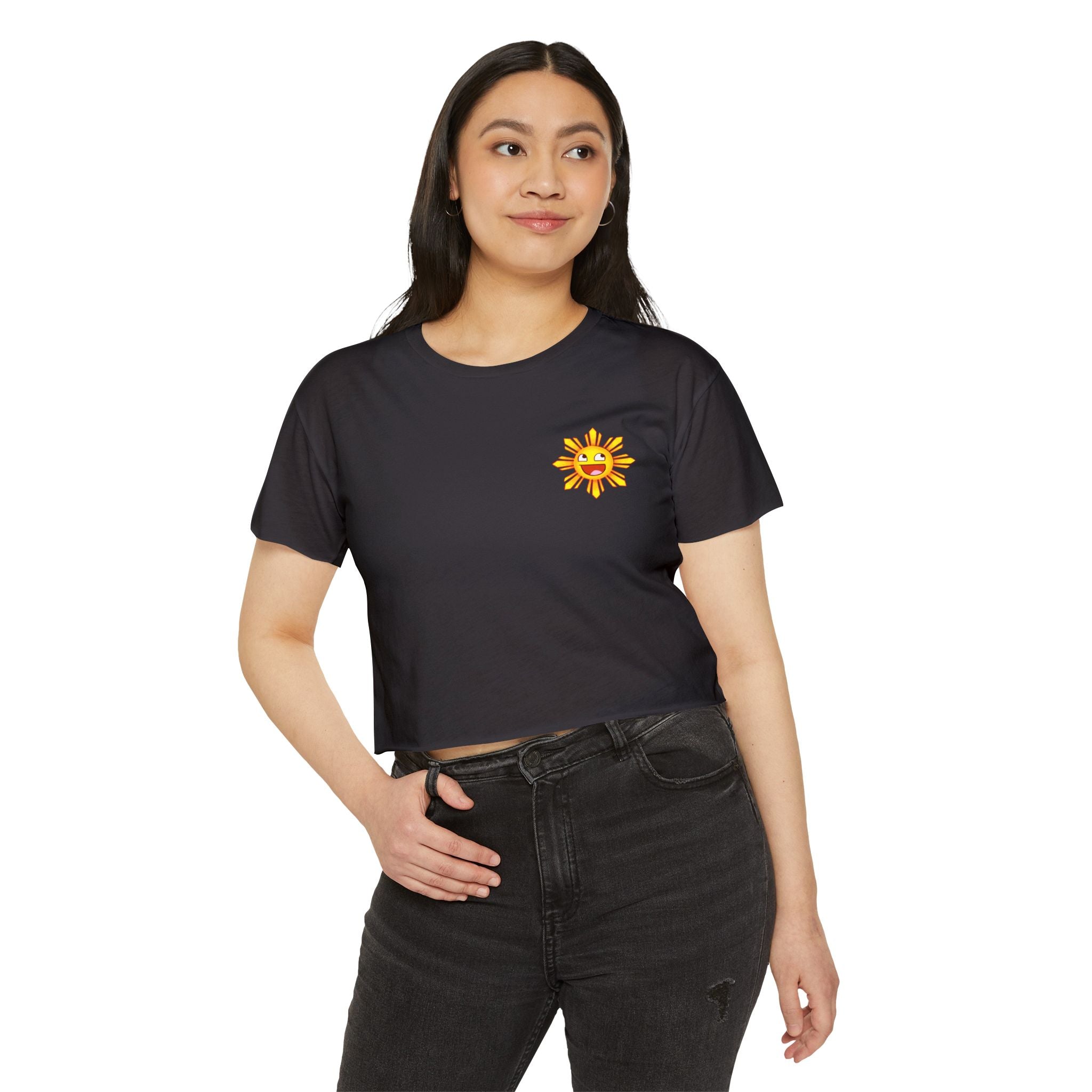 Philippine Sun Crop Top Tee
